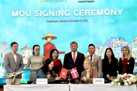 Vietnam Airlines a signé un accord de coopération stratégique avec Greater Copenhagen Connected sur la promotion du tourisme et le développement du marché en Europe du Nord, jetant ainsi les bases d'un développement des activités de promotion des destinations vietnamiennes. Photo: VNA