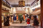 Le site du 22, rue Hang Buom reconstitue l’atmosphère du Têt traditionnel de la plaine du Nord. Photo : VNA