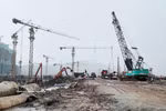Le chantier du Centre de conférences de la Réunion des dirigeants économiques de l'APEC 2027, dans la zone spéciale de Phu Quoc, province d'An Giang. Photo: VNA