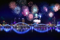 Le Festival international de feux d’artifice de Dà Nang (DIFF) 2025, s'ouvrira le 31 mai sur le thème «Quintessence culturelle». Photo: chinhphu.vn