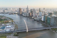 Vue aérienne de Hô Chi Minh-Ville. Photo: daibieunhandan.vn