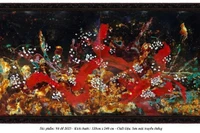 Une des œuvres qui seront exposées au pavillon vietnamien de la Biennale de Venise. 