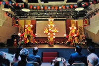 Représentation de la musique de cour impériale de Huê, à Paris, en France. Photo: