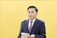 Le membre du Politburo et membre permanent du Secrétariat du Comité central du Parti, Trân Câm Tu. Photo: VNA