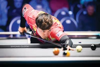 Duong Quôc Hoàng est surnommé "Le Martien" par les fans de billard vietnamien. Photo : CTV