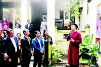 Le nouvel espace de narration patrimoniale du temple Kim Ngân vient d’être présenté au public. Photo: nhandan.vn