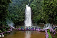 La cascade de Pa Sy à Măng Đen est un site touristique très prisé. Photo : tcdulichtphcm.vn