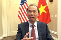 L’ambassadeur du Vietnam aux États-Unis, Nguyên Quôc Dung, lors de son entretien avec la VNA à Washington. Photo : VNA