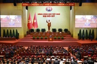 Le secrétaire général Tô Lâm s’exprime en clôture du 14e Congrès national du Parti communiste du Vietnam, à Hanoi, le 23 janvier 2025. Photo : VNA