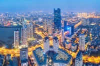 Vue aérienne d'un coin de Hanoi. Photo: VGP