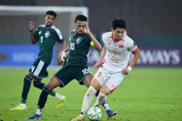 Le Vietnamien Dinh Bac (n°7) auteur du but de la victoire lors du match opposant le Vietnam à l’Arabie saoudite en Coupe d’Asie AFC U23 2026. Photo : AFC