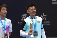 Le joueur vietnamien de pickleball Ly Hoàng Nam remporte son premier titre professionnel en simple messieurs sur le PPA Tour Asia lors de l’Open de Hangzhou 2025. Photo : PPA Tour Asia