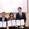 Cérémonie de signature du protocole d'accord entre le Bureau commercial du Vietnam en République de Corée, le Bureau vietnamien pour la science et la technologie en République de Corée et des partenaires sud-coréens. Photo : VNA