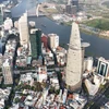 La tour financière Bitexco, située au centre de Ho Chi Minh-Ville. Photo: VNA