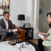 Jarrod Leak, directeur exécutif de l’Alliance australienne pour la productivité énergétique (A2EP) dans une interview accordée à la correspondante de l’Agence vietnamienne d’information (VNA) à Sydney. Photo : VNA