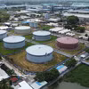 Dépôt pétrolier Tran Quoc Toan (situé dans le quartier de My Ngai, province de Dong Thap). Photo : VNA