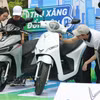 Hanoï renforce les aides à la conversion des motos thermiques vers l’électrique. Photo : VNA