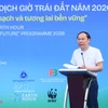 Le vice-ministre de l’Agriculture et de l’Environnement, Le Cong Thanh, s'exprime lors de l'événement. Photo : VNA,