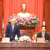 Kanat Tumysh, ambassadeur du Kazakhstan au Vietnam, a présenté les principaux critères de soutien attendus par les investisseurs kazakhs. Photo: VNA