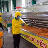 La société Ngoc Yen Agricultural Food Production Company Limited, située dans la province de Dong Thap, applique la science et la technologie à sa production. Photo: VNA