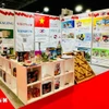 Le stand vietnamien à la London Packaging Week. Photo: VNA