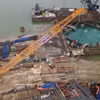 Construction du pont Tu Lien à Hanoï. Selon l'Office national des statistiques, au cours des quatre premiers mois, l'indice des prix du logement et des matériaux de construction a augmenté de 6,25 % par rapport à la même période l'an dernier. Photo : VNA