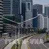Une rue de Jakarta, la capitale de l'Indonésie. Photo: Xinhua/VNA