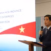 L'ambassadeur Pham Viet Hung s'exprime au séminaire. Photo : VNA