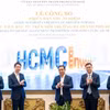 La cérémonie de lancement de la version pilote de l’Infrastructure de promotion des investissements dans l’environnement numérique (HCMCInvest). Photo : https://nhandan.vn/