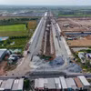 L’accès à la zone industrielle VSIP de Can Tho à l’intersection avec la Route nationale 80. Photo: VNA