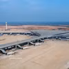 La piste d’atterrissage n°1 et les aires de stationnement du du projet de l’aéroport international de Long Thanh sont terminées. Photo : VNA