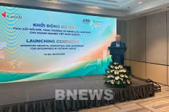 Le vice-ministre des Finances, Do Thanh Trung, prend la parole lors de l'événement. Photo : Bnews