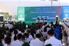 Meeting en l'honneur de Journée mondiale de l'environnement (5 juin) et du Mois d'action pour l'environnement. Photo: VNA