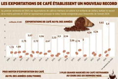 Les exportations de café établissent un nouveau record 