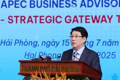 Le président de la République, Luong Cuong s'exprime lors de l'événement. Photo : VNA