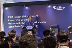 Samdech Techo Hun Sen, président du Parti du peuple cambodgien et président du Sénat cambodgien, ancien Premier ministre cambodgien lors de l'événement. Phoro : VNA
