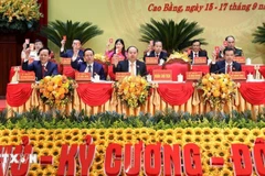 Ouverture du 20e congrès provincial du Parti de Cao Bang, mandat 2025-2030