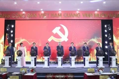 Le secrétaire général du Parti Tô Lâm assiste à la cérémonie de lancement du portail du 14ᵉ Congrès national du Parti à l’adresse : https://daihoidang.vn. Photo: VNA 