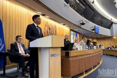 Lors de la 34ᵉ session de l'OMI, le vice-ministre de la Construction, Nguyên Xuan Sang, a prononcé un discours important, témoignant du ferme engagement du Vietnam en matière de sécurité, d'environnement et de promotion d'un développement maritime durable. Photo : Nhandan.com