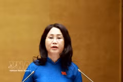 La ministre de la Culture, des Sports et du Tourisme Lam Thi Phuong Thanh. Photo : VNA