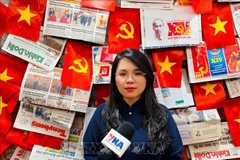 La Dre Le Thi Quynh Hoa, chercheuse postdoctorale à l’Université municipale de Hong Kong. Photo: VNA