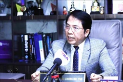 Le Dr Heng LiHong, membre du Comité permanent de l'Association des entrepreneurs vietnamiens d'outre-mer et vice-président et secrétaire général de l'Association des entreprises Vietnam-Cambodge (VCBA). Photo" VNA