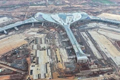 Conformément au calendrier approuvé, l'Autorité de l'aviation civile du Vietnam (AACV) entamera, à partir du 26 septembre 2025, des vols de contrôle et de calibration à l'aéroport international de Long Thành. Photo : VNA
