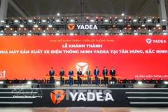 Le 1er mars, YADEA Vietnam a inauguré, pour la première phase, son usine intelligente située dans la zone industrielle de Tan Hung, à Bac Ninh. Photo : VNA