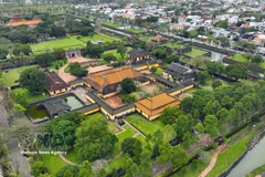 Le palais Dien Tho (situé dans la Cité impériale de Hue) était la résidence des impératrices douairières et de la grande impératrice douairière à cette époque. Il constitue l’un des joyaux architecturaux les mieux conservés jusqu’à nos jours. Photo : VNA