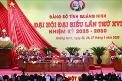 Le 15ᵉCongrès de l'organisation du Parti provincial de Quang Ninh (mandat 2025-2030). Photo : VNA