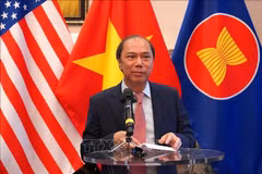 L’ambassade du Vietnam aux États-Unis a organisé le 17 septembre, une cérémonie solennelle à Washington D.C. pour marquer le 80e anniversaire de la Fête nationale du Vietnam. Photo : VNA