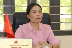 Dinh Thi Van, vice-présidente du Comité populaire de la commune de Cuc Phuong, province de Ninh Binh. Photo: VNA