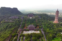 Le site touristique Bai Dinh à Ninh Binh. Photo : VNA 