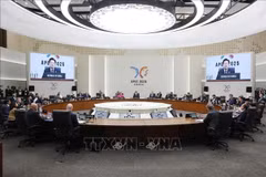 Le président Luong Cuong participe à la 32ᵉ Semaine des dirigeants économiques de l'APEC. Photo: VNA